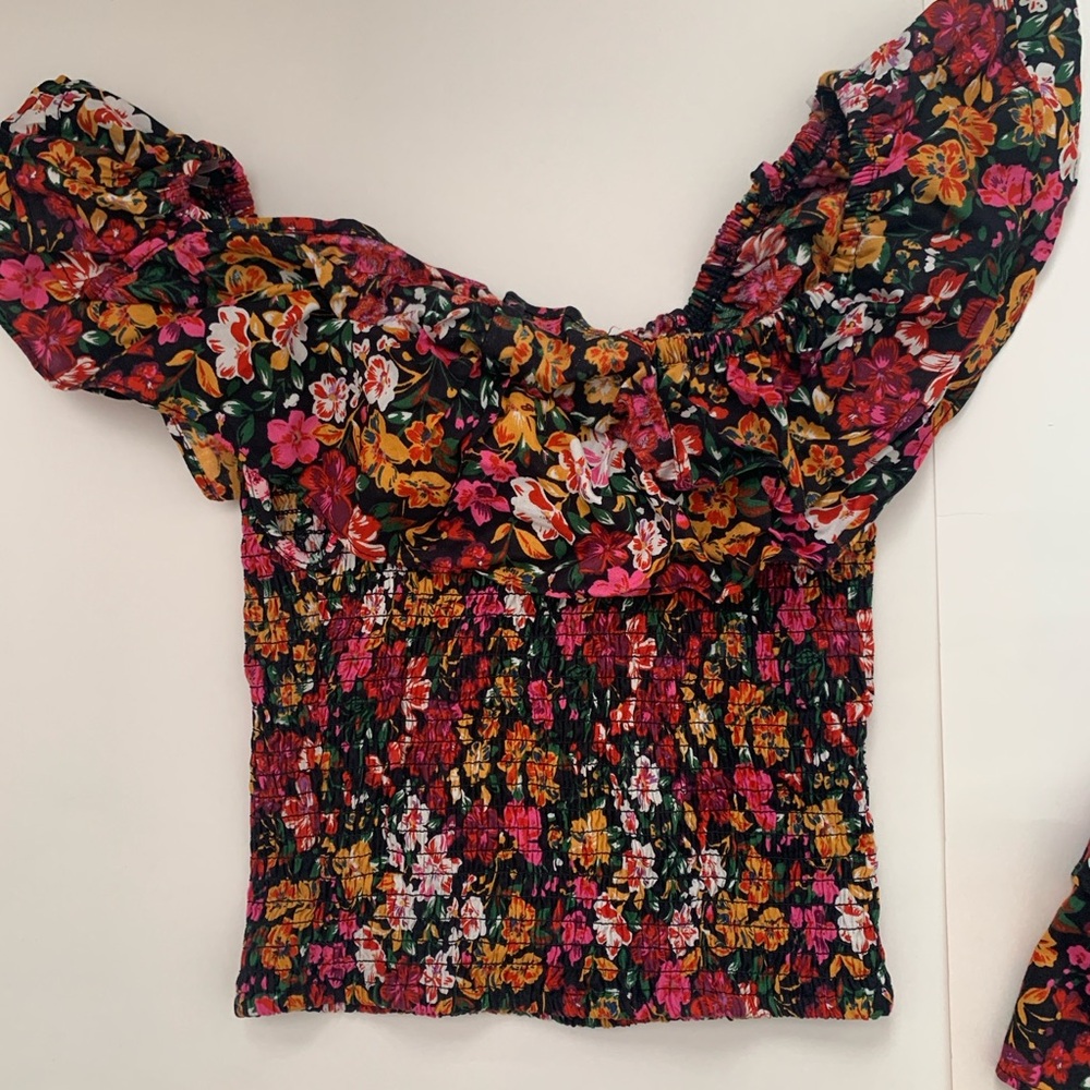 Floral skirt and top set